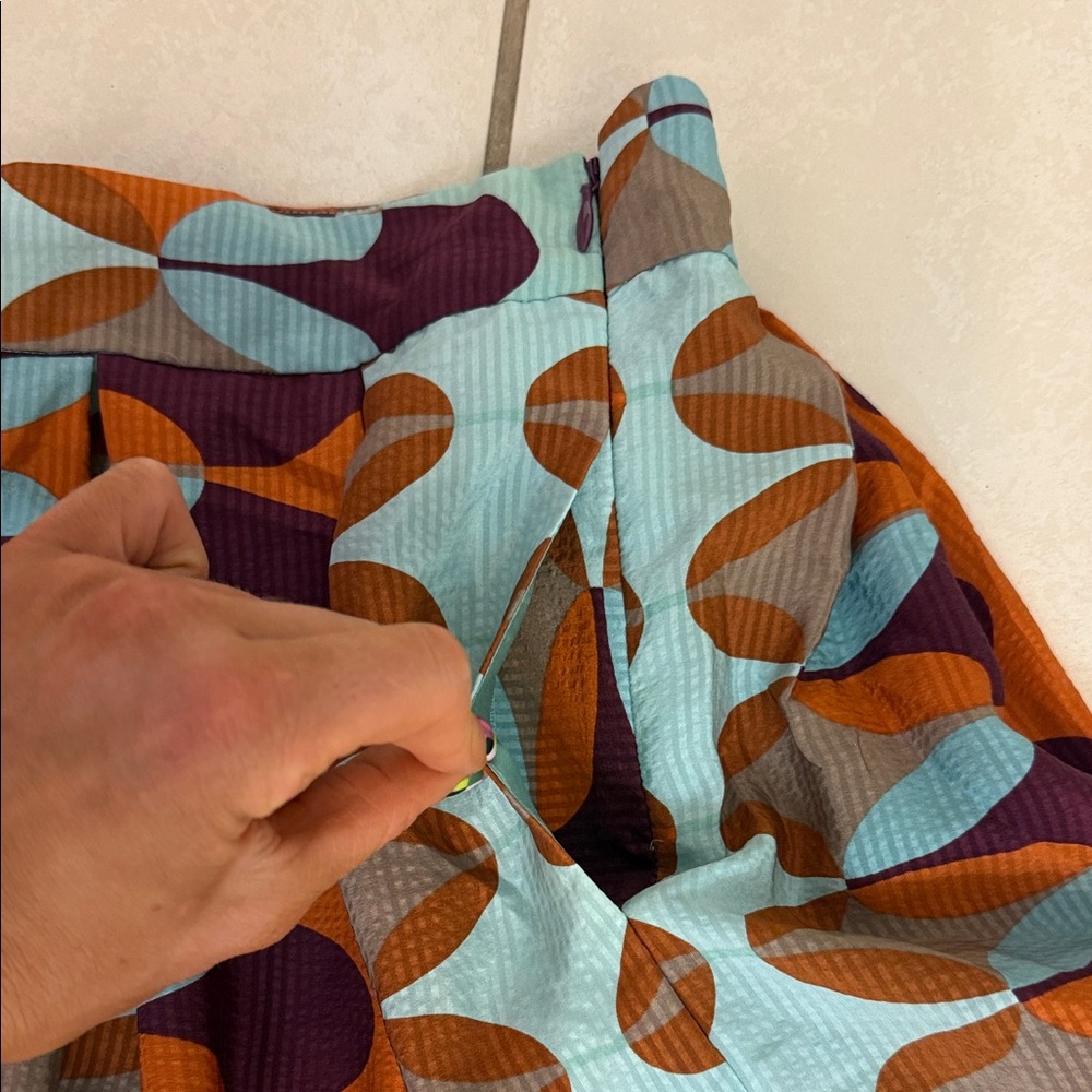 HD in Paris A-Line Skirt with Bold Pattern - Picture 3 of 4
